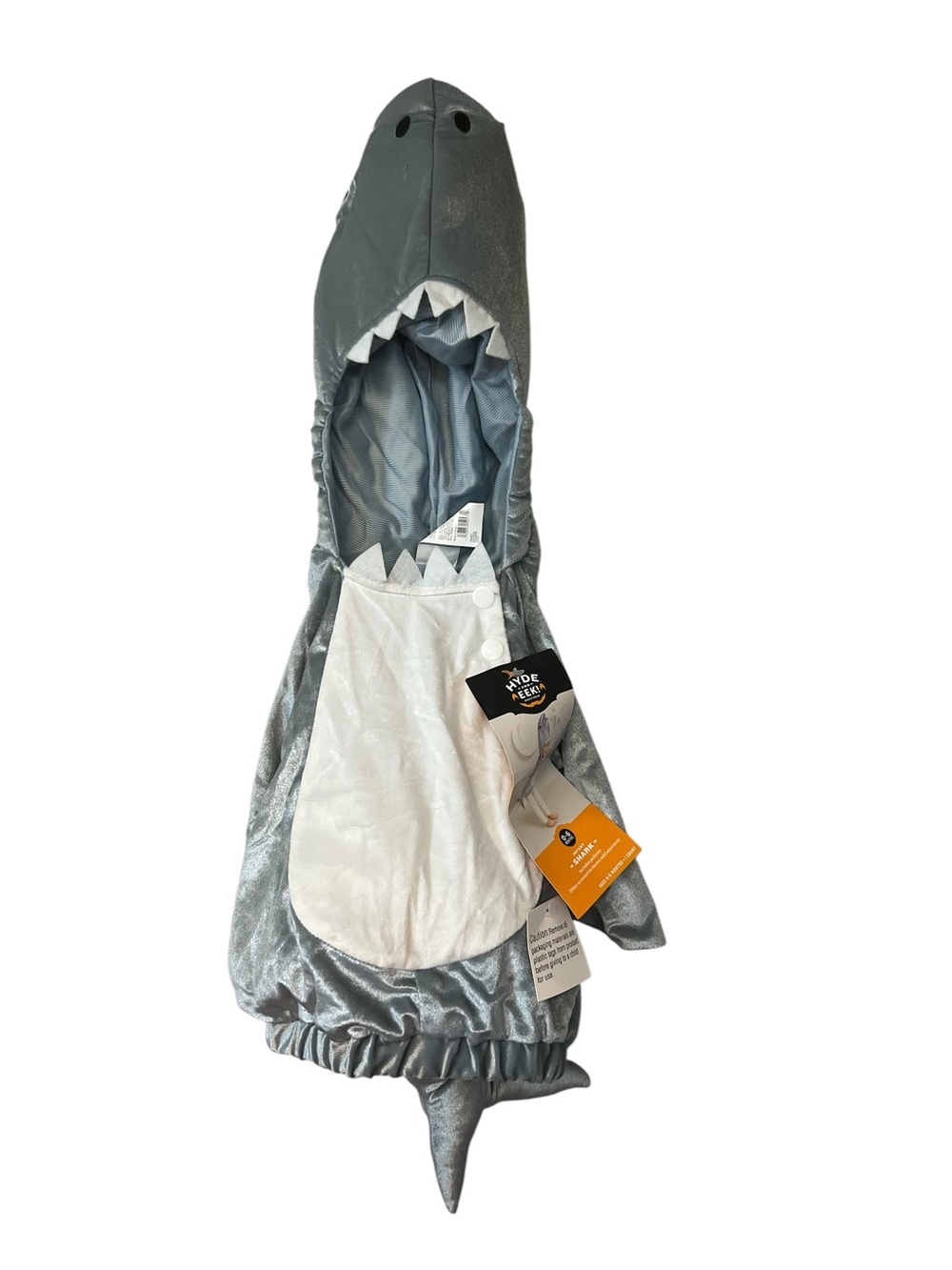 Hyde & Eek Infant Shark Halloween Costume 0-6 Months NWT Gray